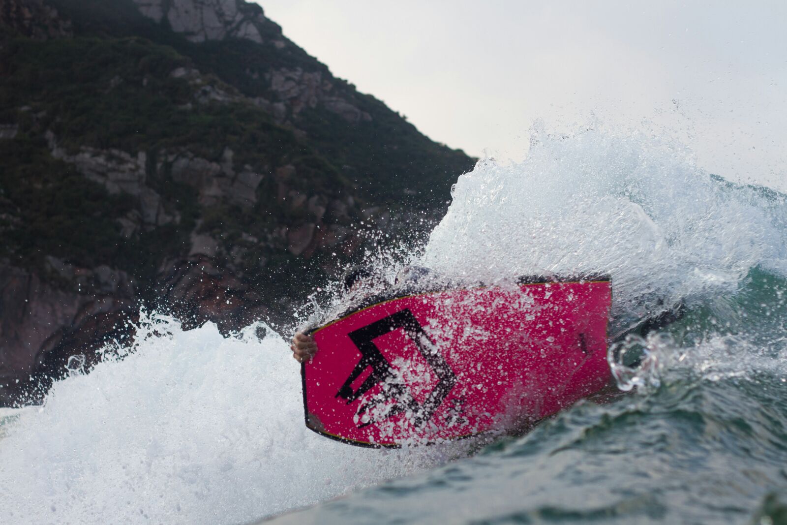 Pedro Secades en el Pro Andrin de bodyboard