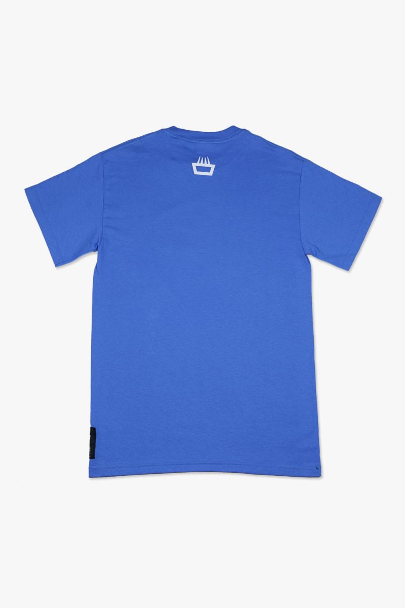 Camiseta mimaría negative color azul y logo blanco