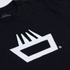 Camiseta mimaría hempworks classic color negro logo blanco